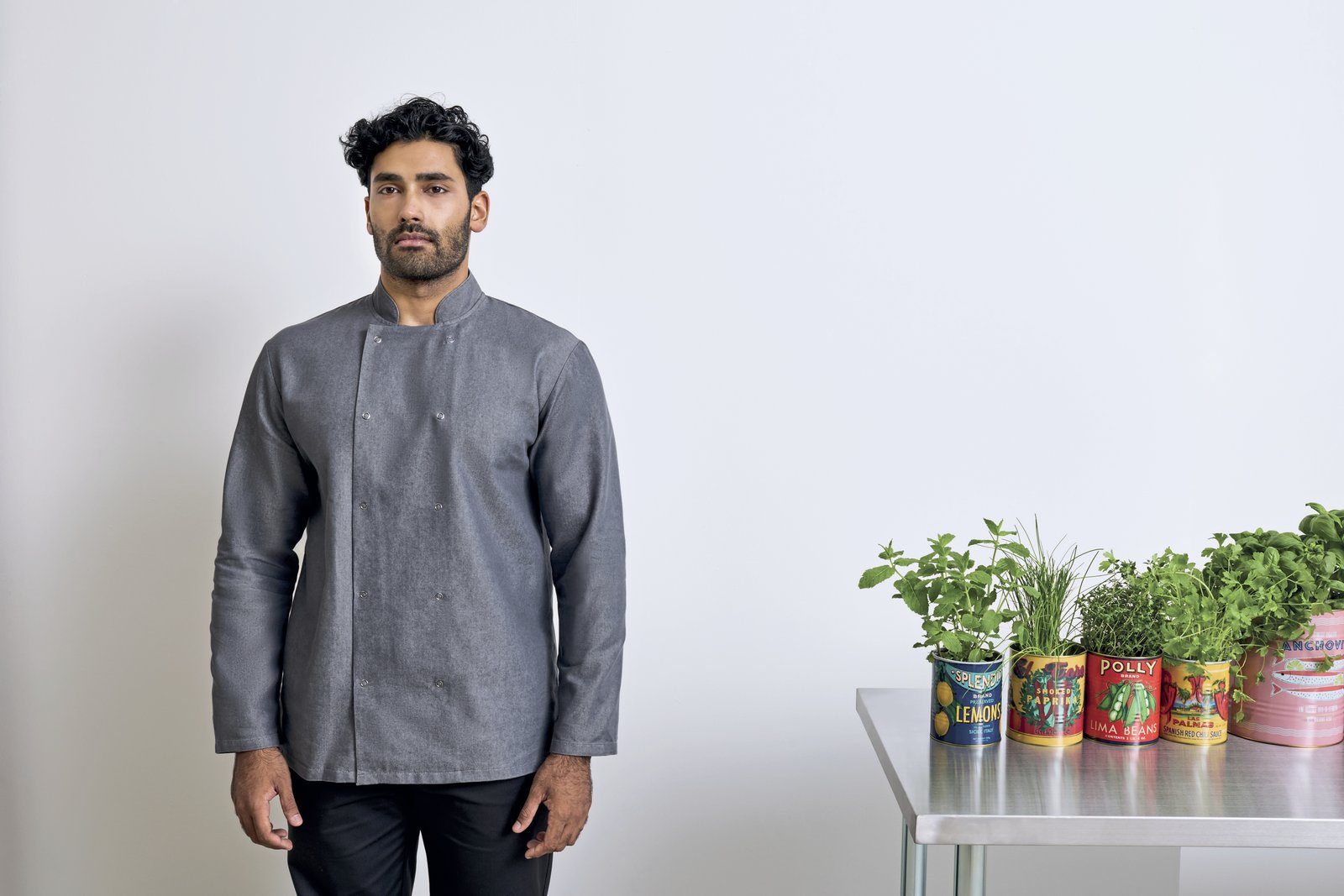 Premier Workwear Denim Chef's Jacket
