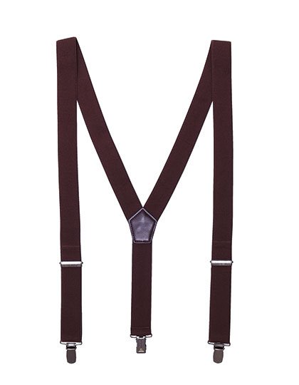 Premier Workwear Clip On Trousers Braces/Suspenders – Brown