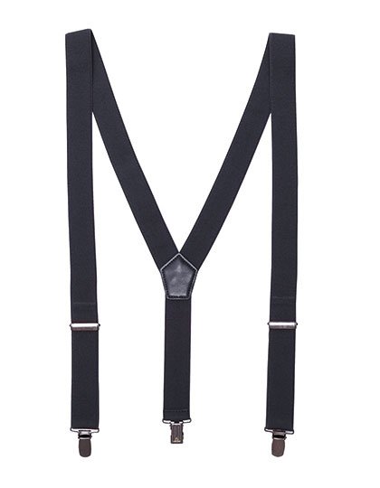 Premier Workwear Clip On Trousers Braces/Suspenders – Steel (ca. Pantone Cool Grey 11C)