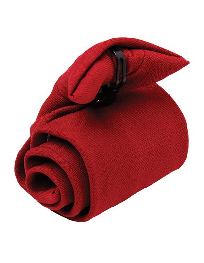 Premier Workwear Clip-on Tie – Burgundy (ca. Pantone 216C)