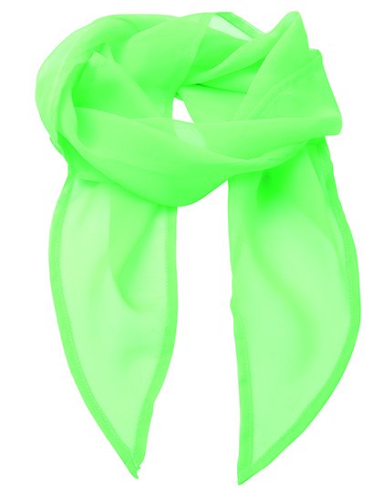 Premier Workwear Women's Colours Collection Chiffon Scarf – Apple (ca. Pantone 360C)