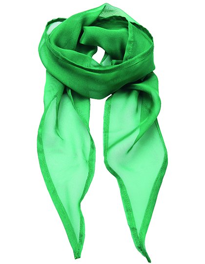 Premier Workwear Women's Colours Collection Chiffon Scarf – Emerald (ca. Pantone 341C)
