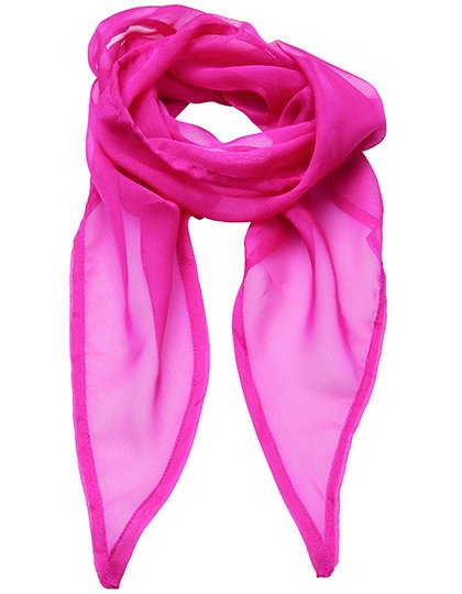 Premier Workwear Women's Colours Collection Chiffon Scarf – Fuchsia (ca. Pantone 219C)