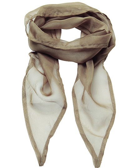 Premier Workwear Women's Colours Collection Chiffon Scarf – Khaki (ca. Pantone 7503C)