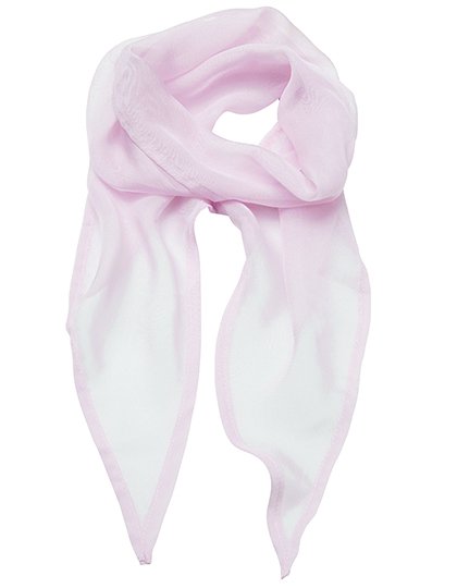 Premier Workwear Women's Colours Collection Chiffon Scarf – Pink (ca. Pantone 1895C)