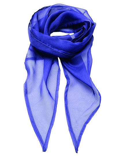 Premier Workwear Women's Colours Collection Chiffon Scarf – Purple (ca. Pantone 269C)