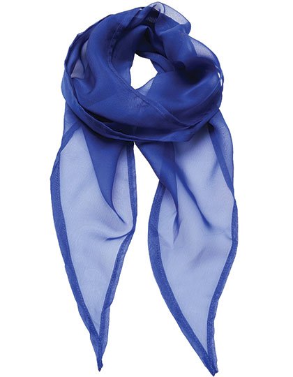 Premier Workwear Women's Colours Collection Chiffon Scarf – Royal (ca. Pantone 286C)