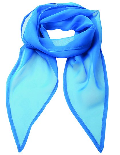 Premier Workwear Women's Colours Collection Chiffon Scarf – Sapphire (ca. Pantone 300C)