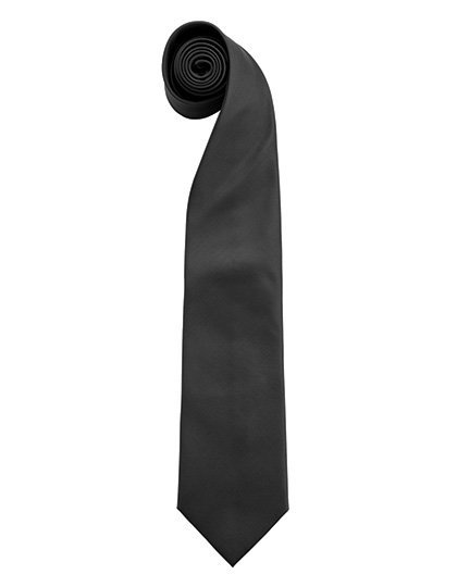 Premier Workwear Colours Orginals Fashion Tie – Black (ca. Pantone Black C)