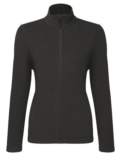 Premier Workwear Women's 'Recyclight' Full ZipMicro Fleece – Black