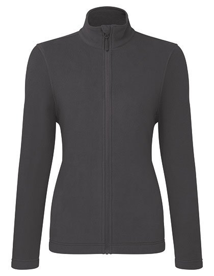 Premier Workwear Women's 'Recyclight' Full ZipMicro Fleece – Dark Grey