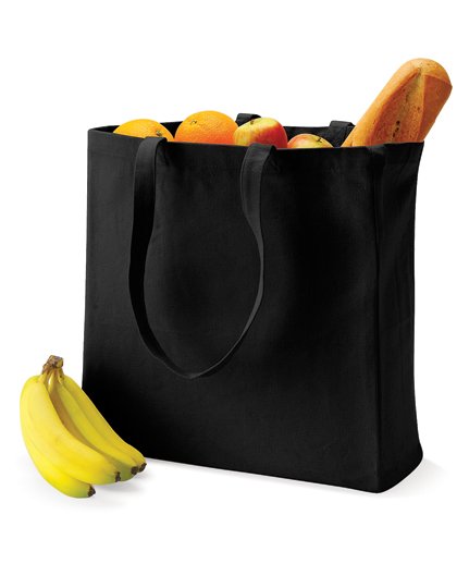 Quadra Canvas Classic Shopper – Black