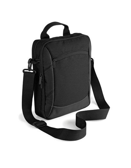 Quadra Executive Tablet Shoulder Bag – Black