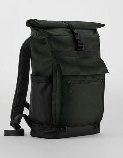 Quadra Axis Roll-Top Backpack – Forest Night