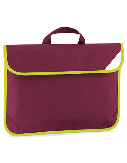 Quadra Enhanced-Viz Book Bag – Burgundy