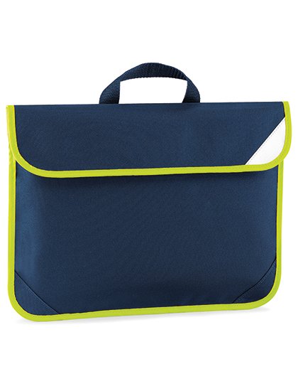 Quadra Enhanced-Viz Book Bag – French Navy