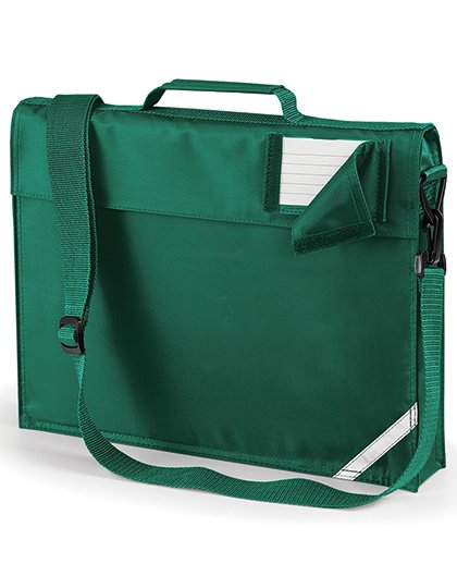 Quadra Junior Book Bag With Strap – Bottle Green