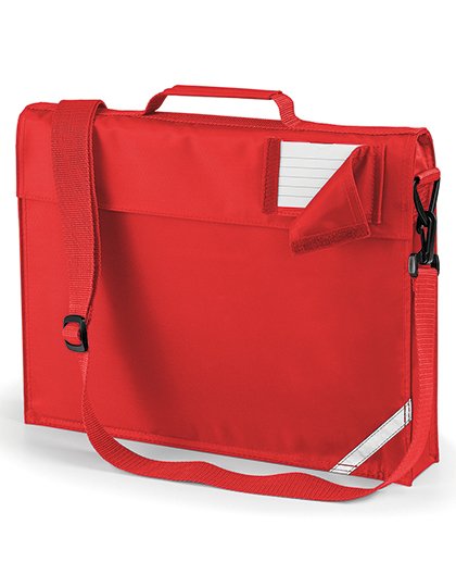 Quadra Junior Book Bag With Strap – Bright Red