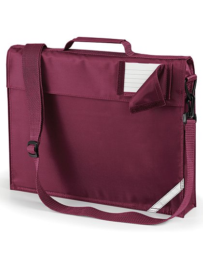Quadra Junior Book Bag With Strap – Burgundy