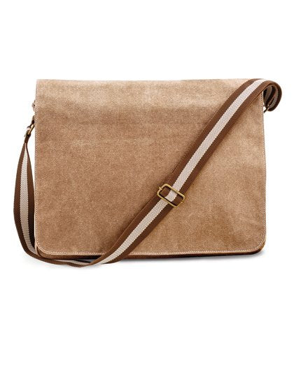 Quadra Vintage Canvas Despatch Bag – Sahara