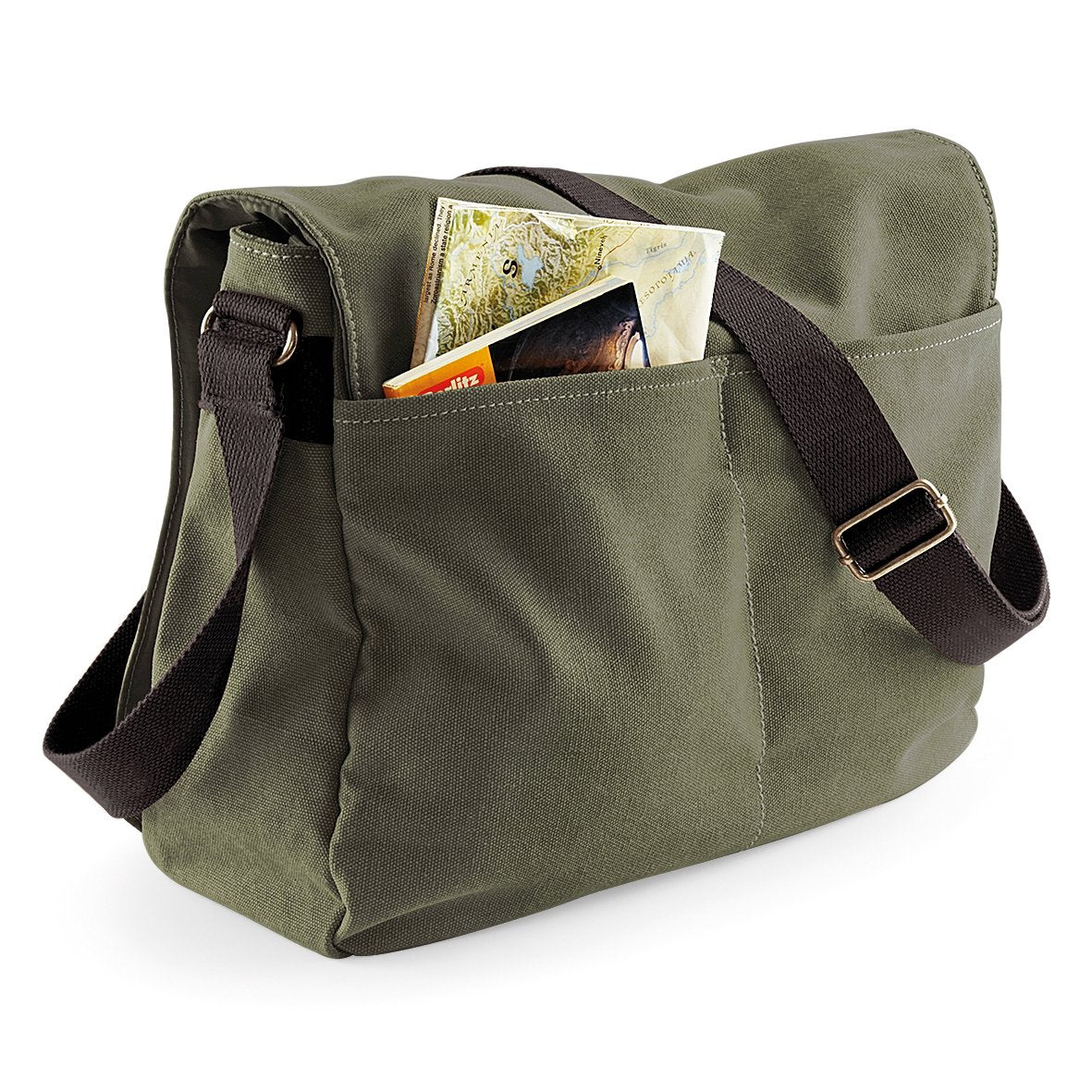 Quadra Vintage Canvas Despatch Bag