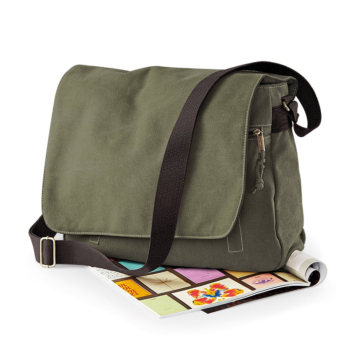 Quadra Vintage Canvas Despatch Bag