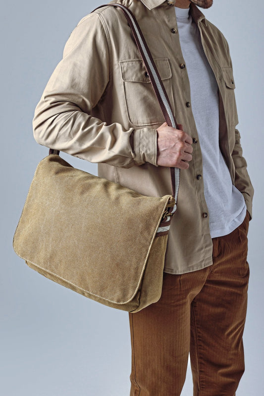 Quadra Vintage Canvas Despatch Bag
