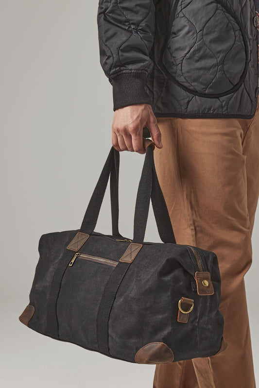 Quadra Heritage Waxed Canvas Holdall