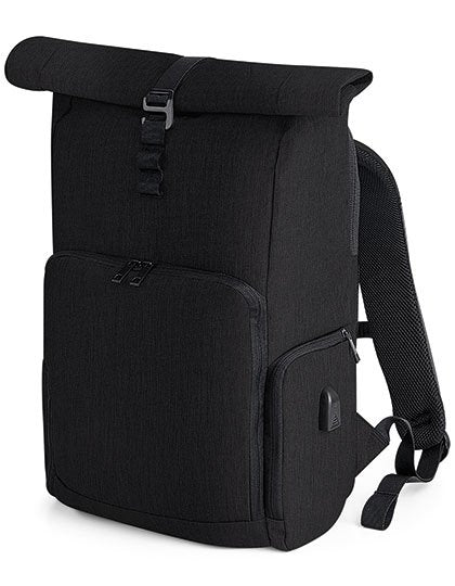 Quadra Q-Tech Charge Roll-Top Backpack – Black