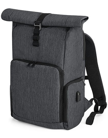 Quadra Q-Tech Charge Roll-Top Backpack – Granite Marl