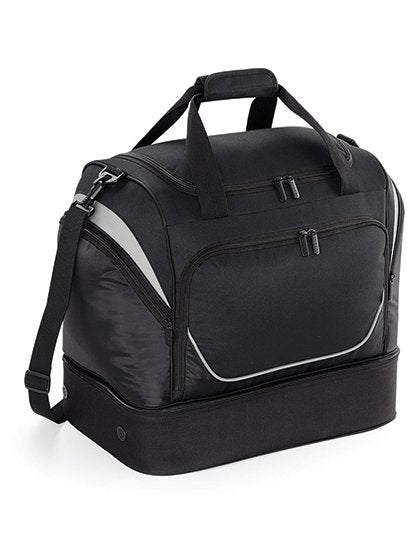 Quadra Pro Team Hardbase Holdall – Black / Light Grey