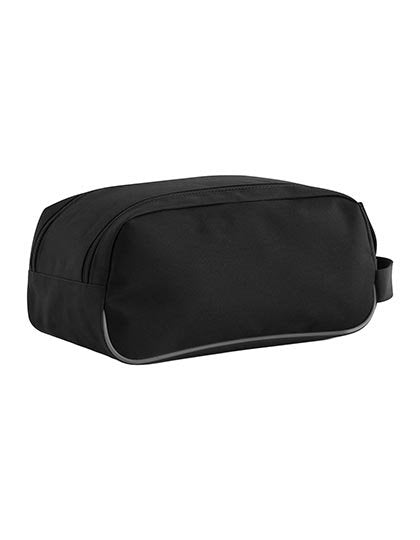 Quadra Teamwear Shoe Bag – Black / Grey