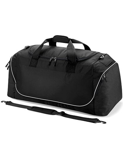 Quadra Teamwear Jumbo Kit Bag – Black / Light Grey