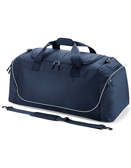 Quadra Teamwear Jumbo Kit Bag – French Navy / Light Grey