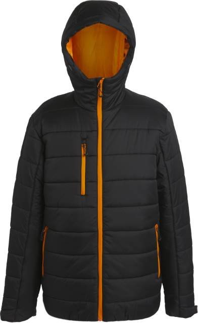 Regatta Professional Navigate Thermal Jacket – Black / Orange Pop