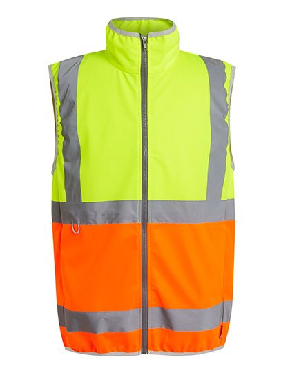 Regatta Professional Pro Hi-Vis Full Zip Gilet – Yellow / Orange