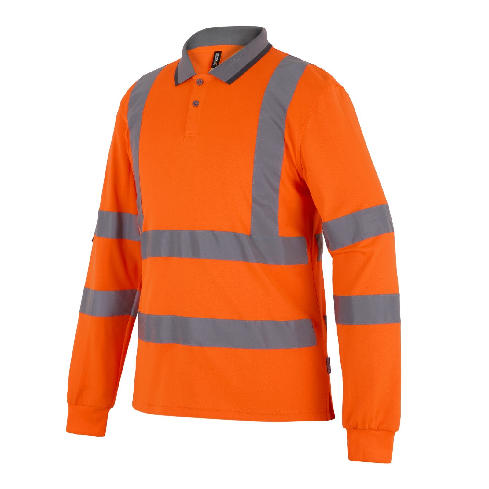 Regatta Professional Hi-Vis Pro Contract Long-Sleeved Polo Shirt (Class 3)