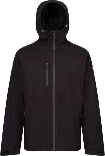 Regatta Professional X-PRO Beacon Brite Light Waterproof Jacket – Black / Black