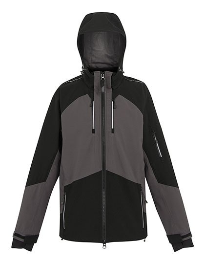 Regatta Professional 4TEX Stretch Waterproof Shell Jacket – Slate Grey / Black