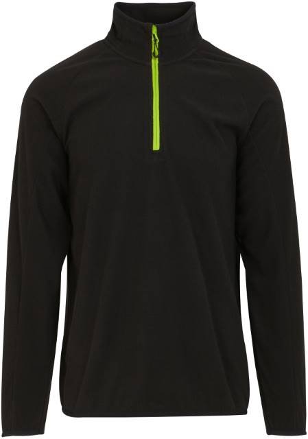 Regatta Professional Navigate Half Zip Fleece – Black / Lime