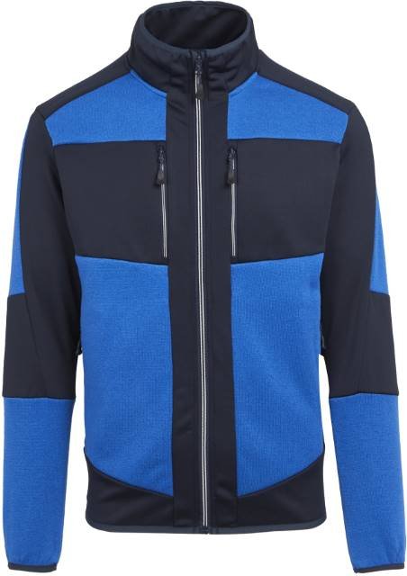Regatta Professional E-volve Unisex Knit Effect Stretch Midlayer Jacket – Strong Blue / Navy