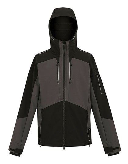 Regatta Professional 4TEX Stretch 3-Layer Softshell Jacket – Slate Grey / Black