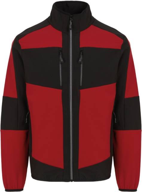 Regatta Professional E-volve Unisex 2-Layer Softshell Jacket – Classic Red / Black