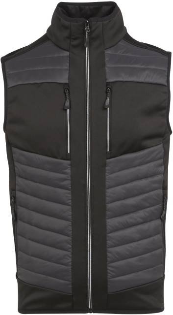 Regatta Professional E-volve Unisex Thermal Hybrid Bodywarmer – Ash (Heather) / Black