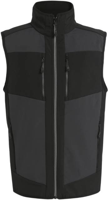 Regatta Professional E-volve Unisex 2-Layer Softshell Bodywarmer – Ash (Heather) / Black