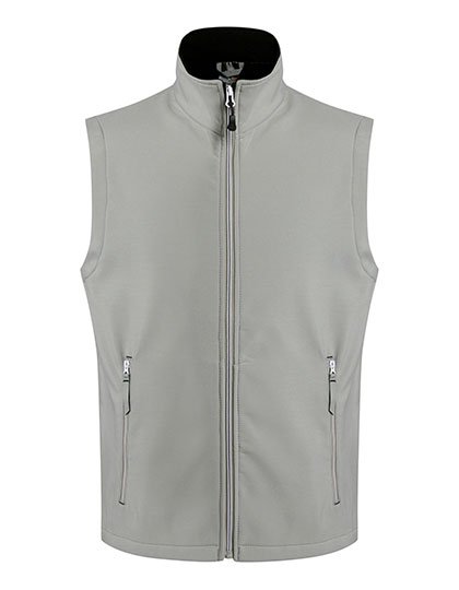 Regatta Professional Ascender 2-Layer Softshell Bodywarmer – Mineral Grey / Black