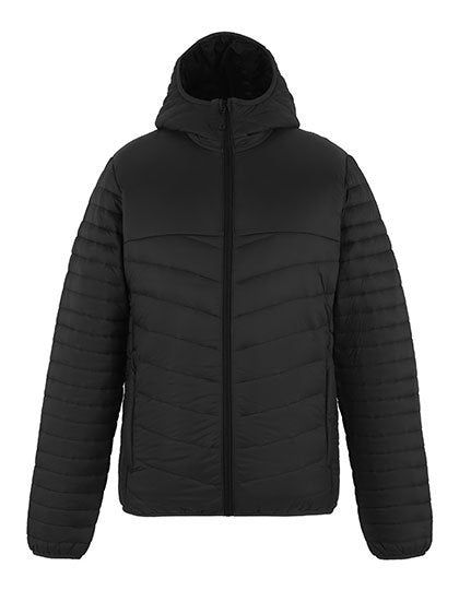 Regatta Professional Loftlite Hooded Baffle Jacket – Black / Black