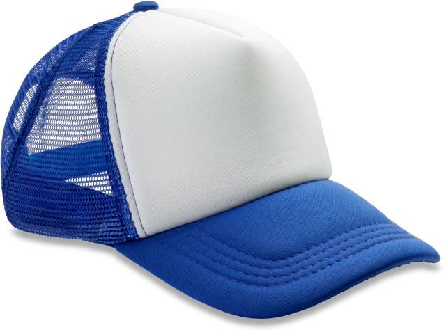 Result Headwear Detroit ½ Mesh Truckers Cap – Royal / White