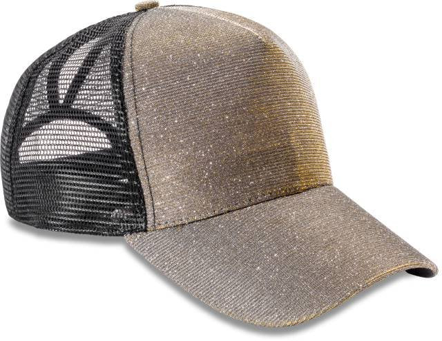 Result Headwear New York Sparkle Cap – Gold