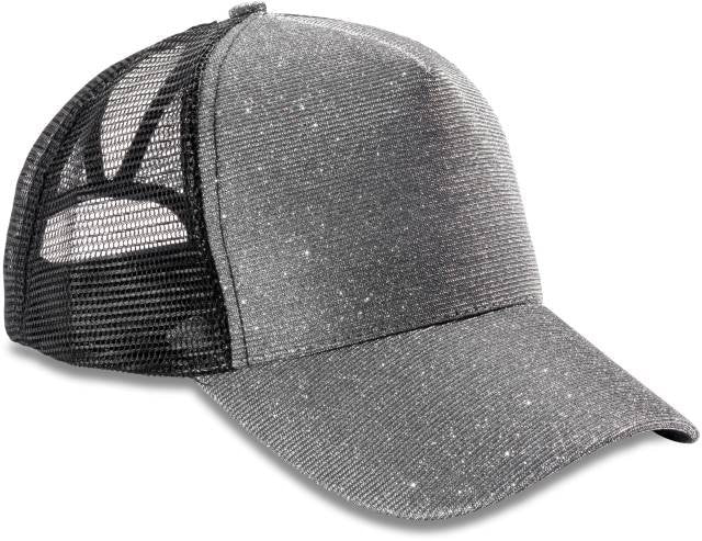 Result Headwear New York Sparkle Cap – Silver